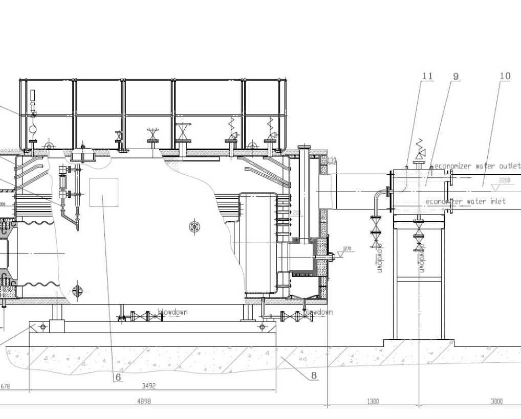 Oil and gas boiler Oil and gas boiler